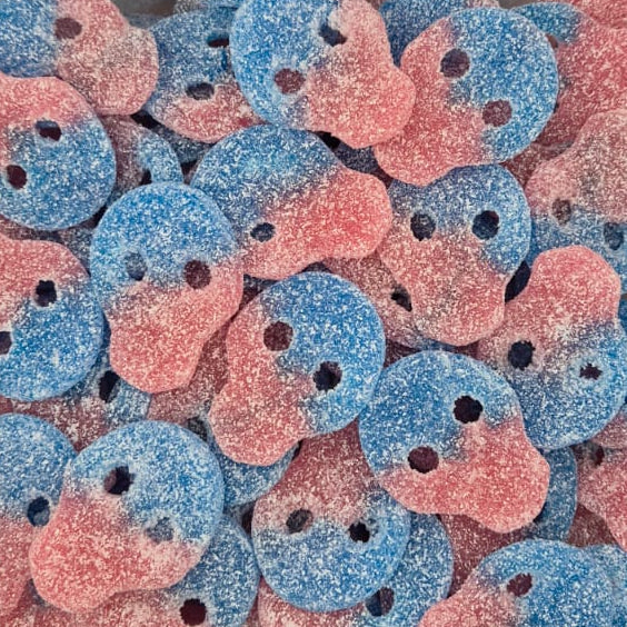 Sour Blueberry & Raspberry Skulls (50g)